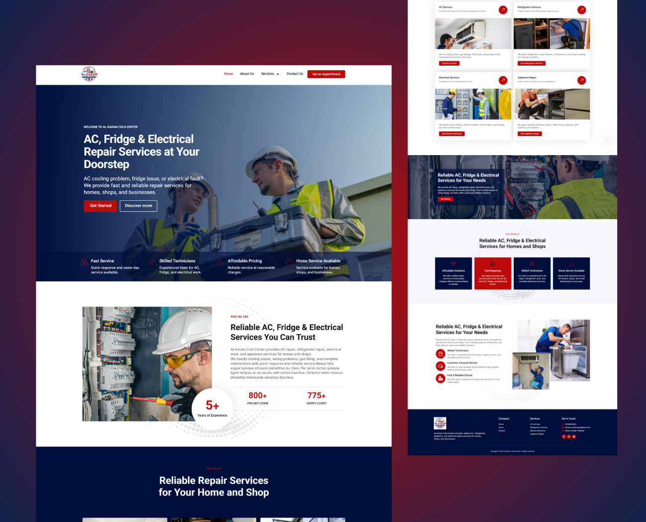 Hvac website