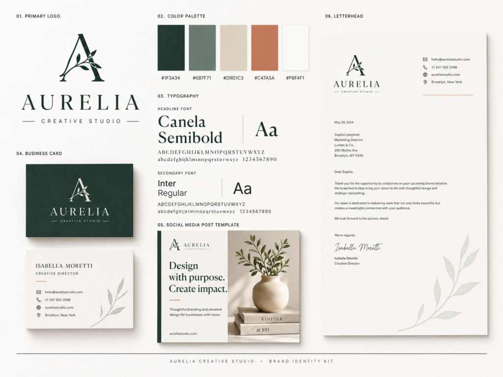 business brand kit, brand identity kit, brand kit for small business, professional branding, why branding matters