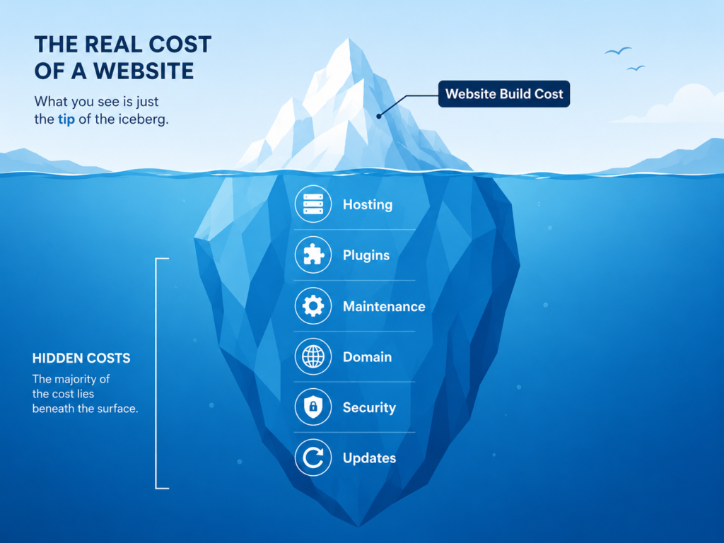 how much does a website cost, website design pricing, custom website cost, web design packages
