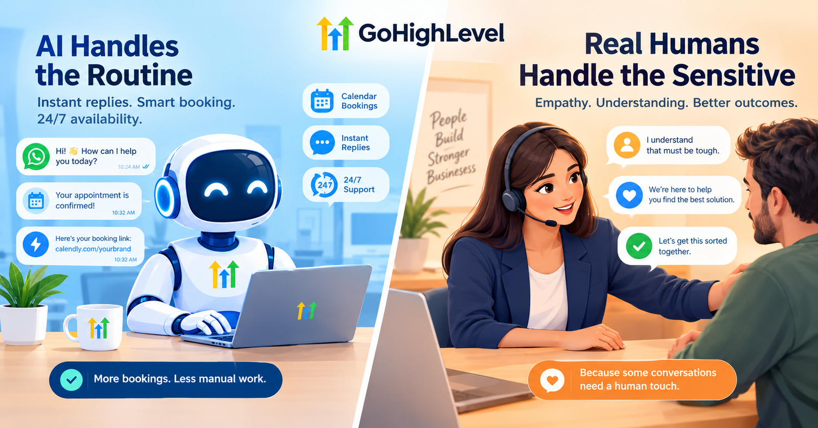 gohighlevel ai employee, ghl ai automation, gohighlevel ai features, ai for business, ai receptionist