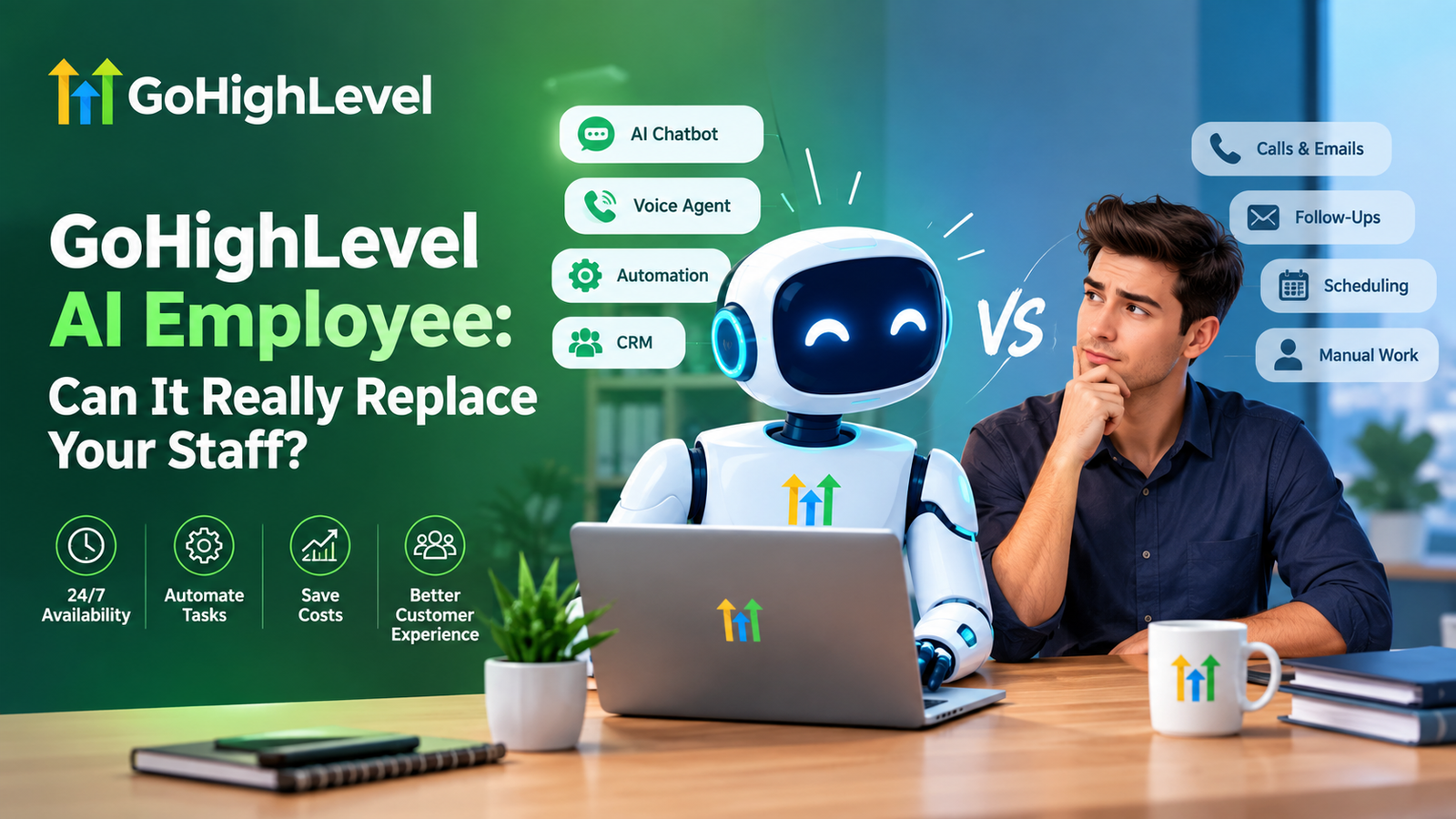 gohighlevel ai employee, ghl ai automation, gohighlevel ai features, ai for business, ai receptionist
